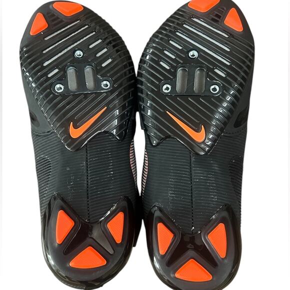 Nike Women’s SuperRep Cycle Black Hyper Crimson Shoes Cleats - Sz 8 - Picture 8 of 8